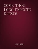 Come, Thou Long-Expected Jesus SA choral sheet music cover